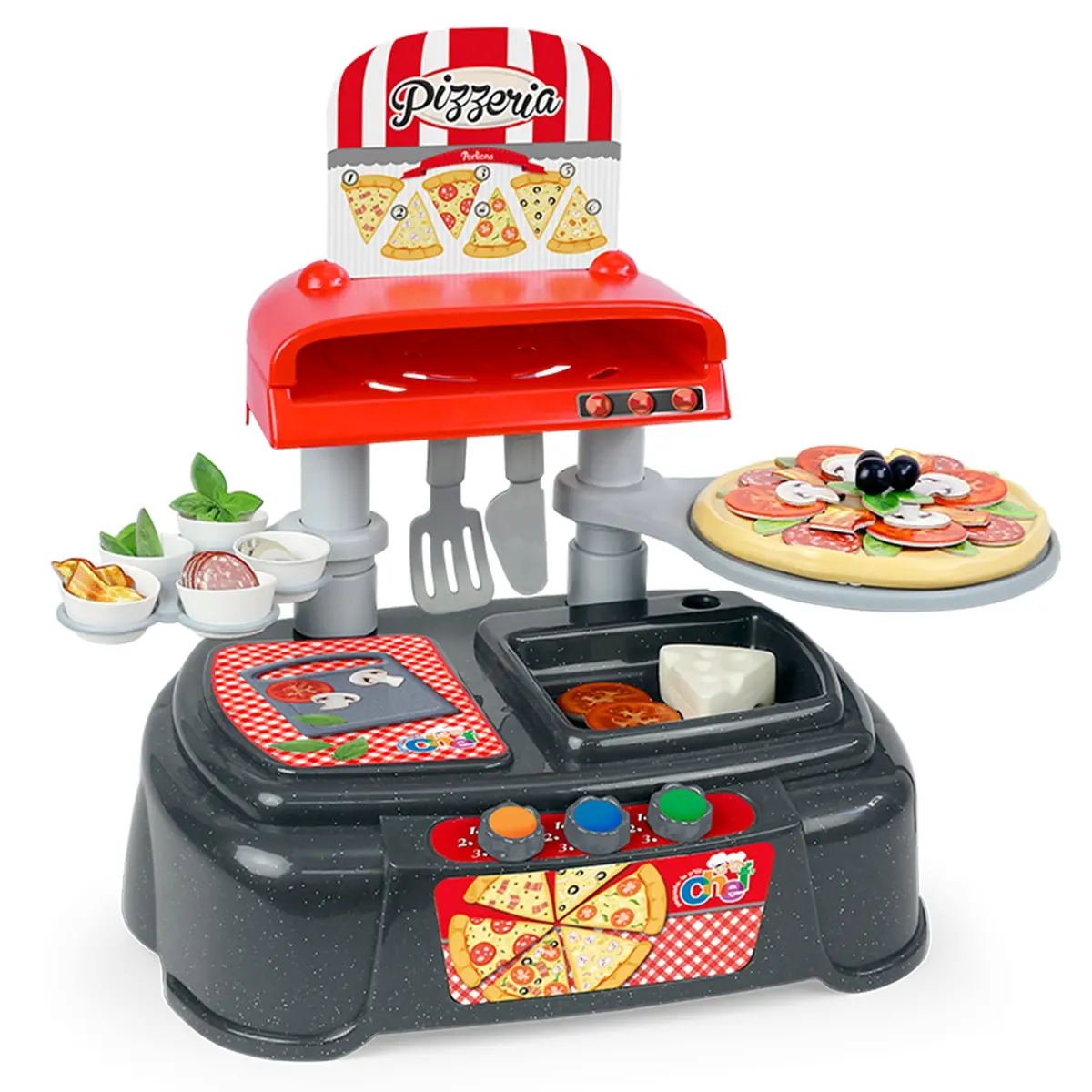 Le P'tit Chef Deluxe Mini Pizzeria Playset - Slice Up Fun! 1