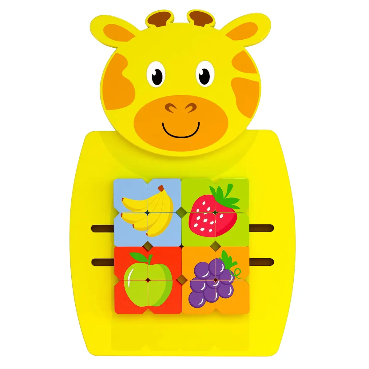 Learning Advantage Giraffe Activity Wall Panel - Yellow - Toddler Educational Toy 1