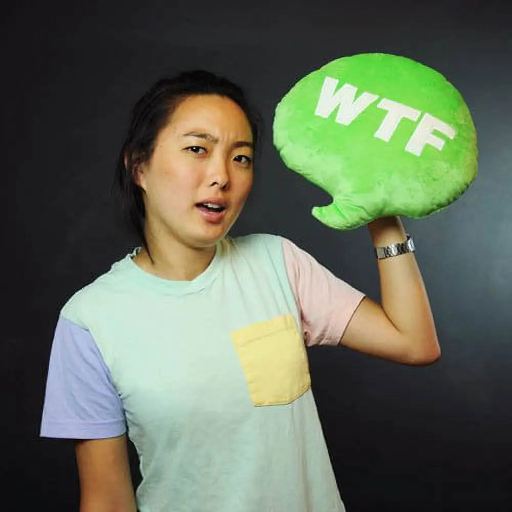 Throwboy Chat Pillows - Express Your Emotions With A Wtf! 1