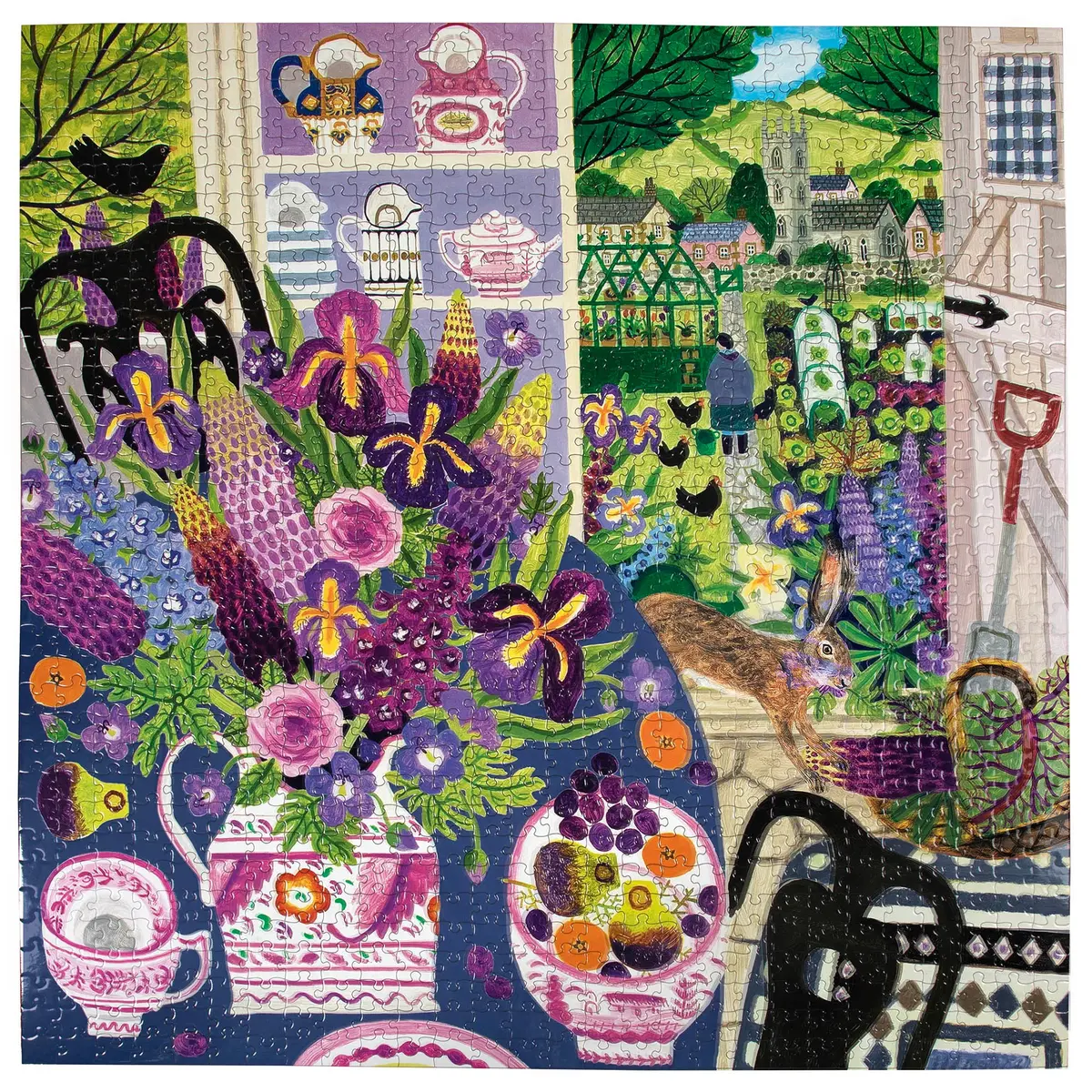 Piece&Love Lavender Kitchen Jigsaw Puzzle - 1000 Pc 1