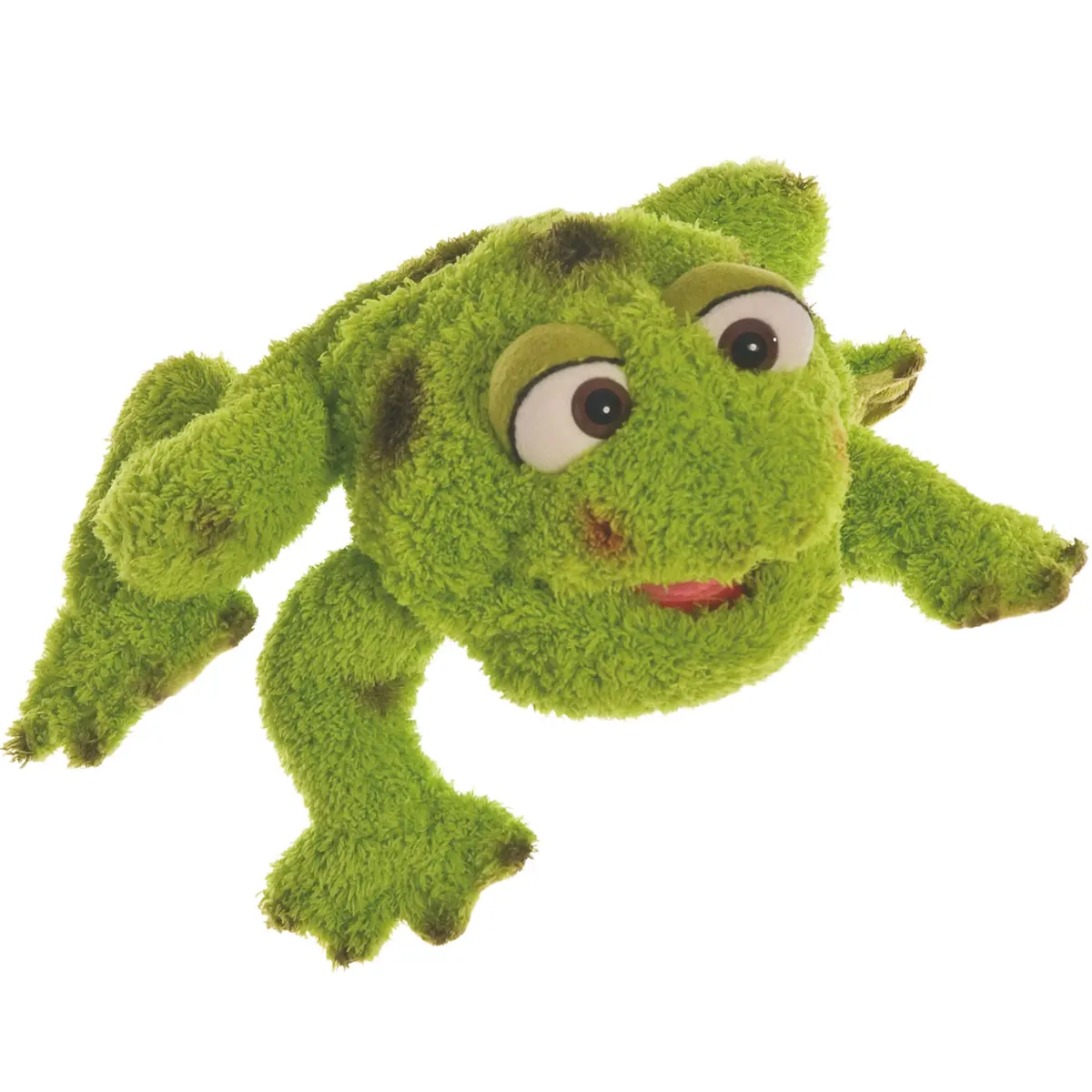 Living Puppets Dennis The Green Frog - 10" Plush Hand Puppet 1