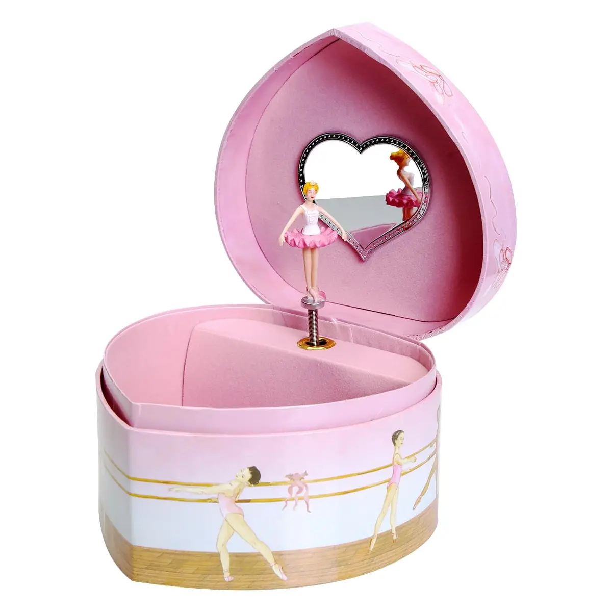 Enchantmints Ballet Heart Jewelry Box - Magical Organizer For Little Dancers 1