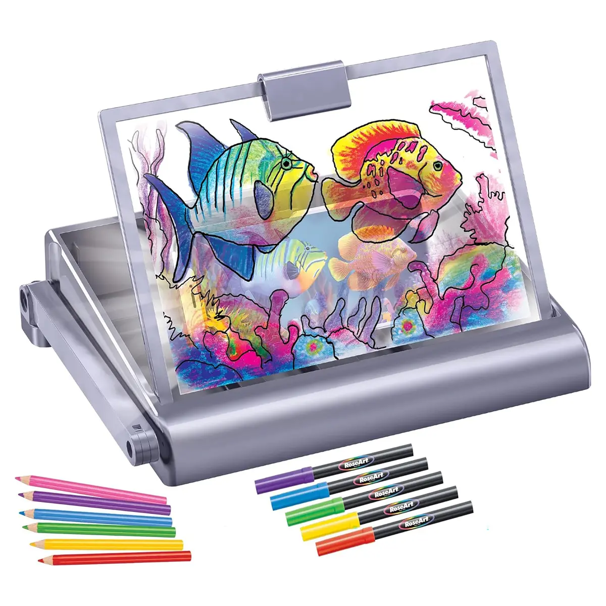Timeless Creations 2-In-1 Visual Art Tracing Desk And Light Box Drawing Set 1
