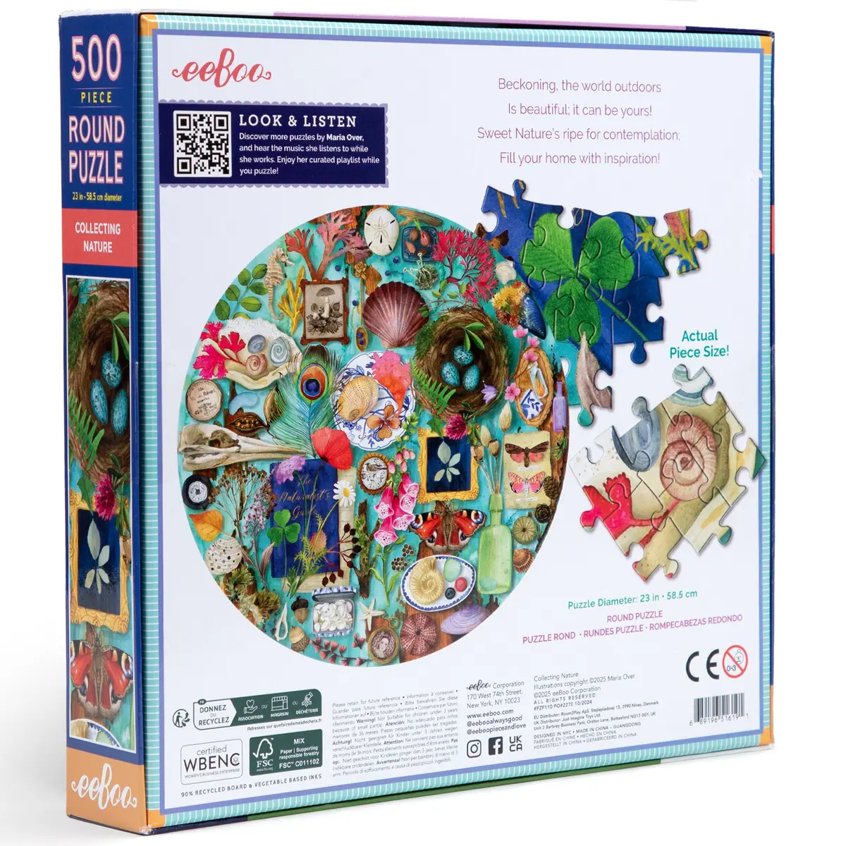 Piece&Love Collecting Nature Jigsaw Puzzle - 500 Pc 1