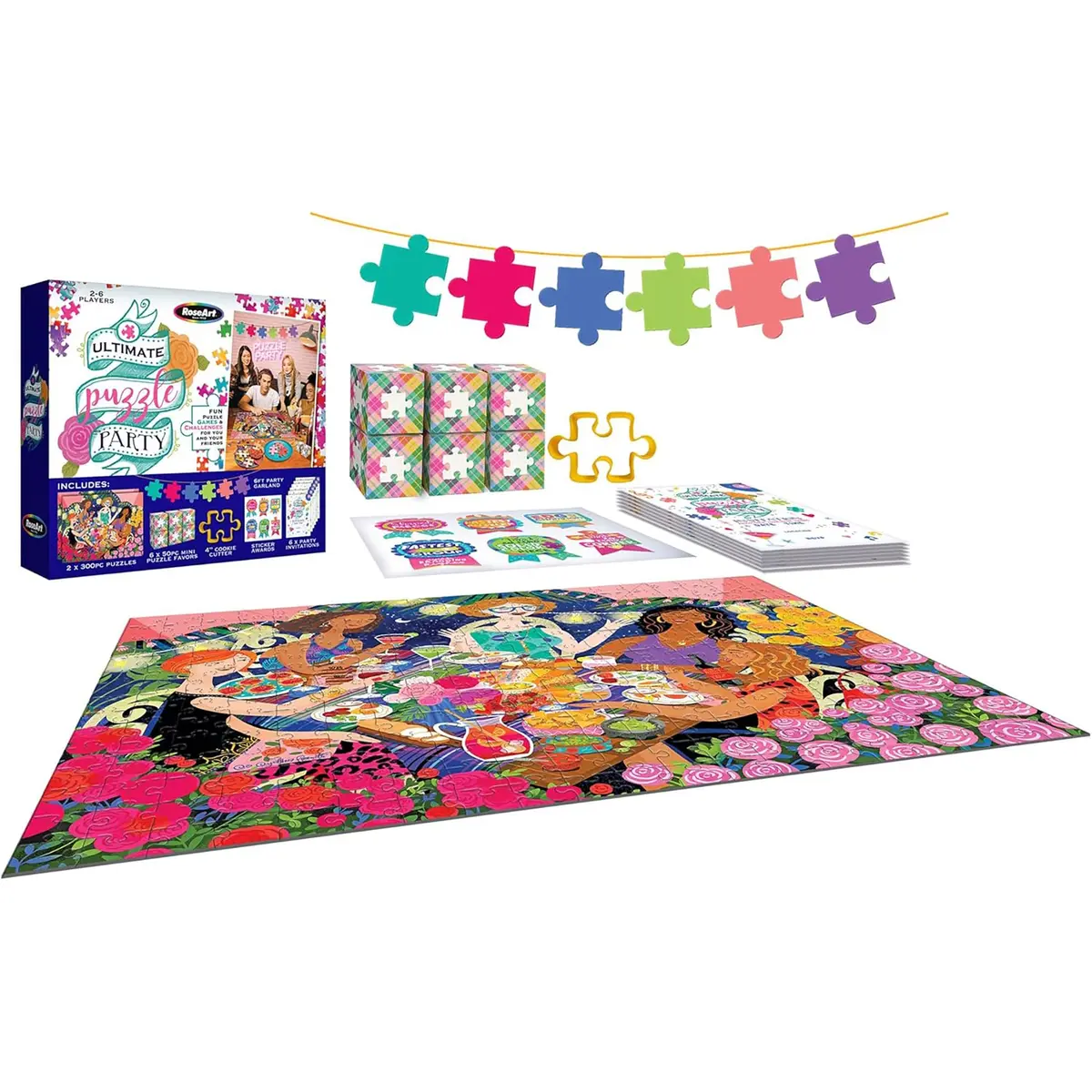 Roseart Ultimate Puzzle Party Game Night Set 1