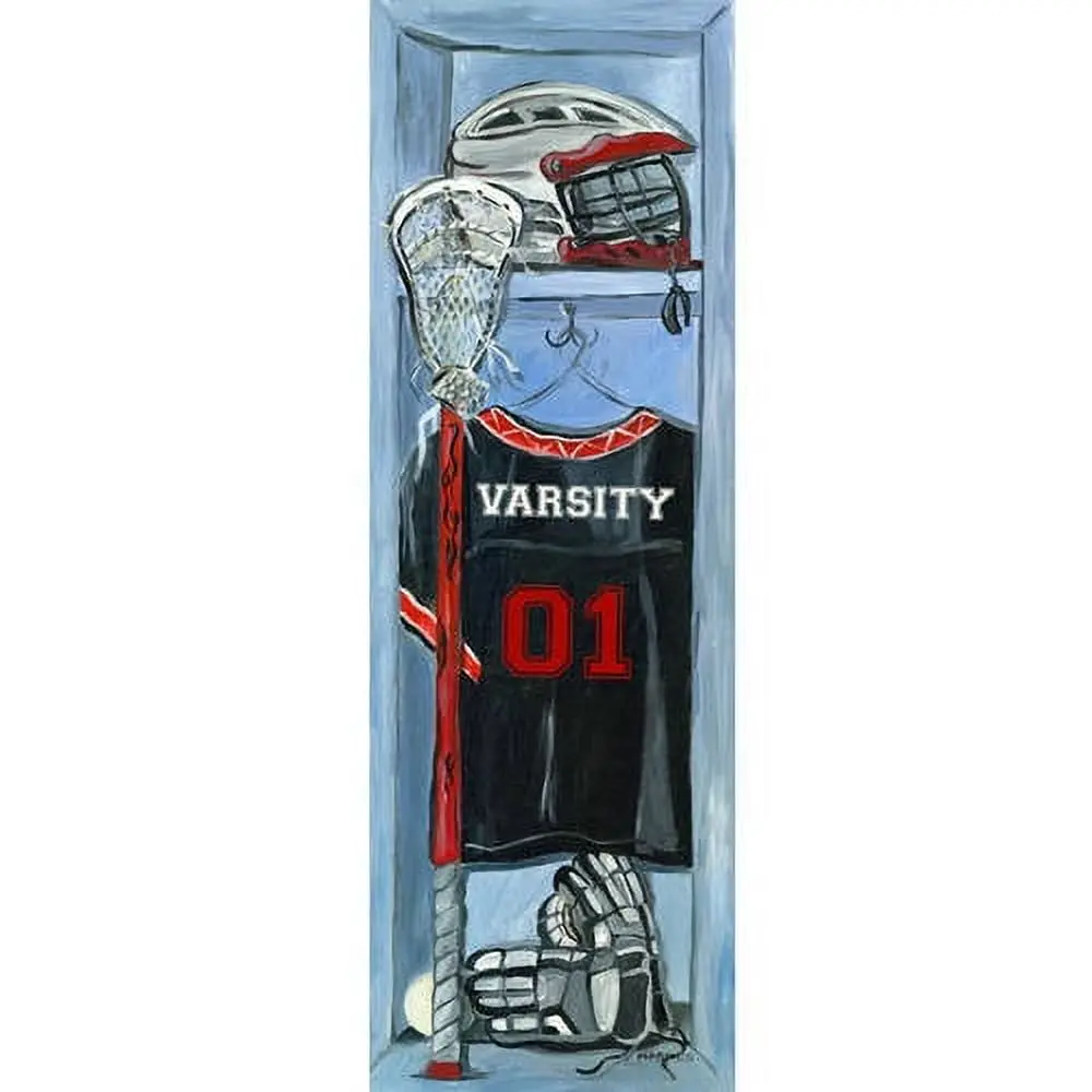 Oopsy Daisys Lacrosse Locker Vibrant Canvas Art 1