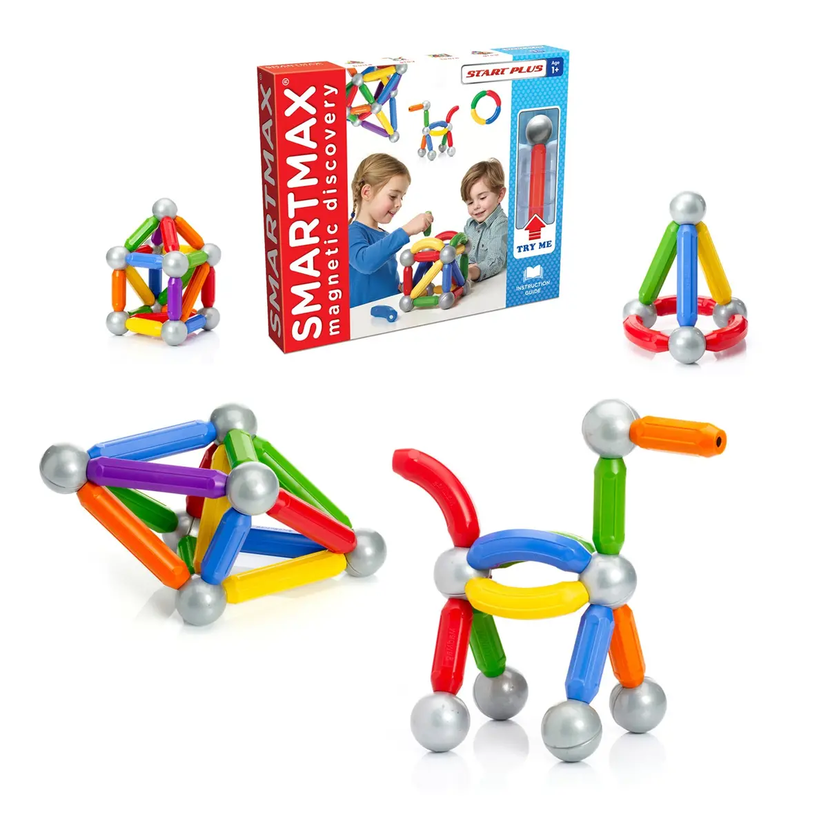 Smartmax Magnetic Discovery Start Plus 30-Piece Magnetic Building Set 1