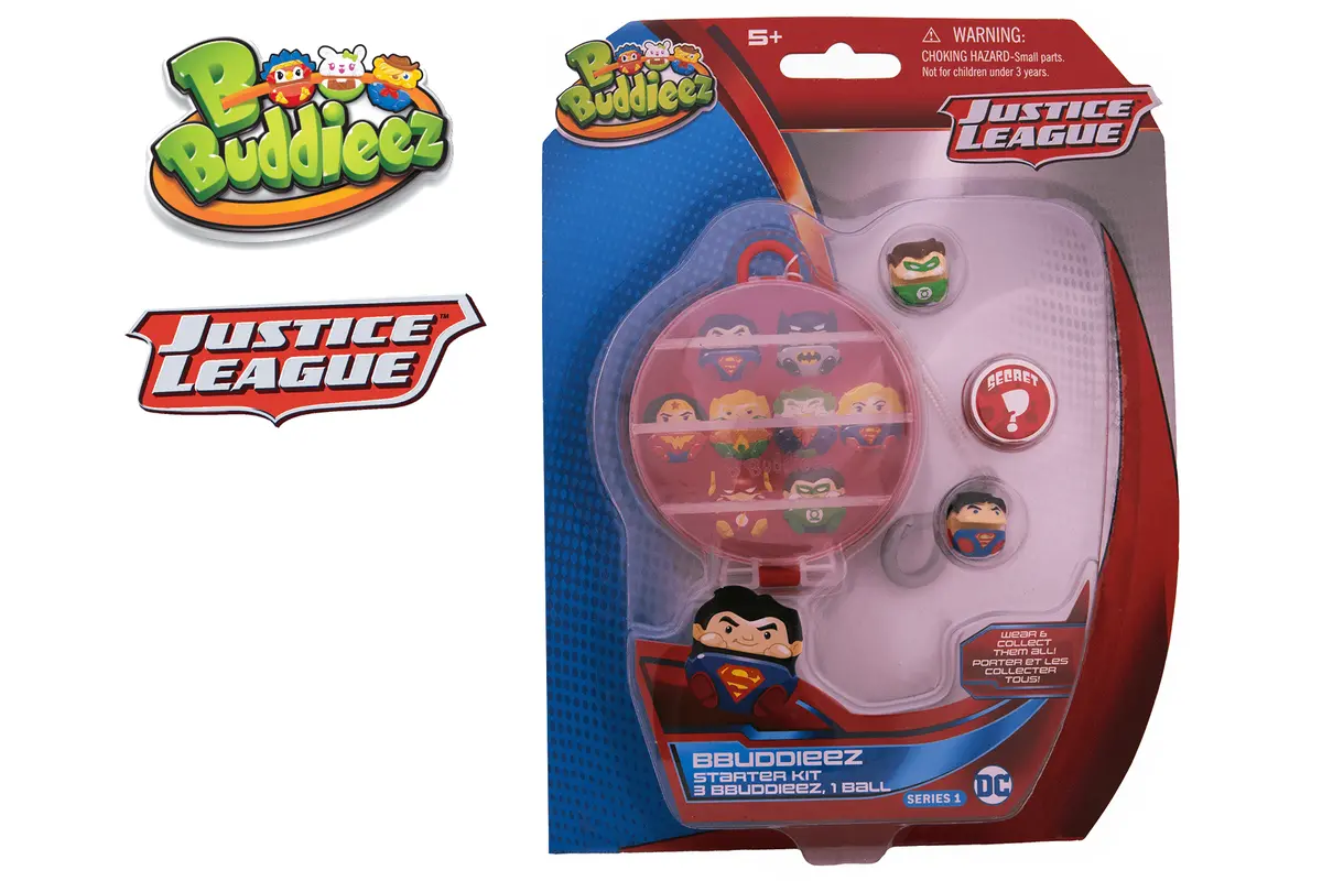 Bbuddieez Dc Justice Ball Kit With 3 Characters 1