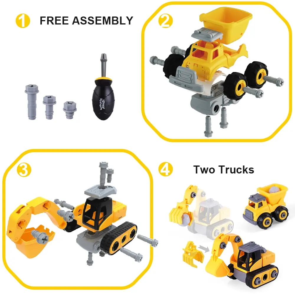 Iplay, Ilearn Construction Series 1 Diecast Truck Set 1