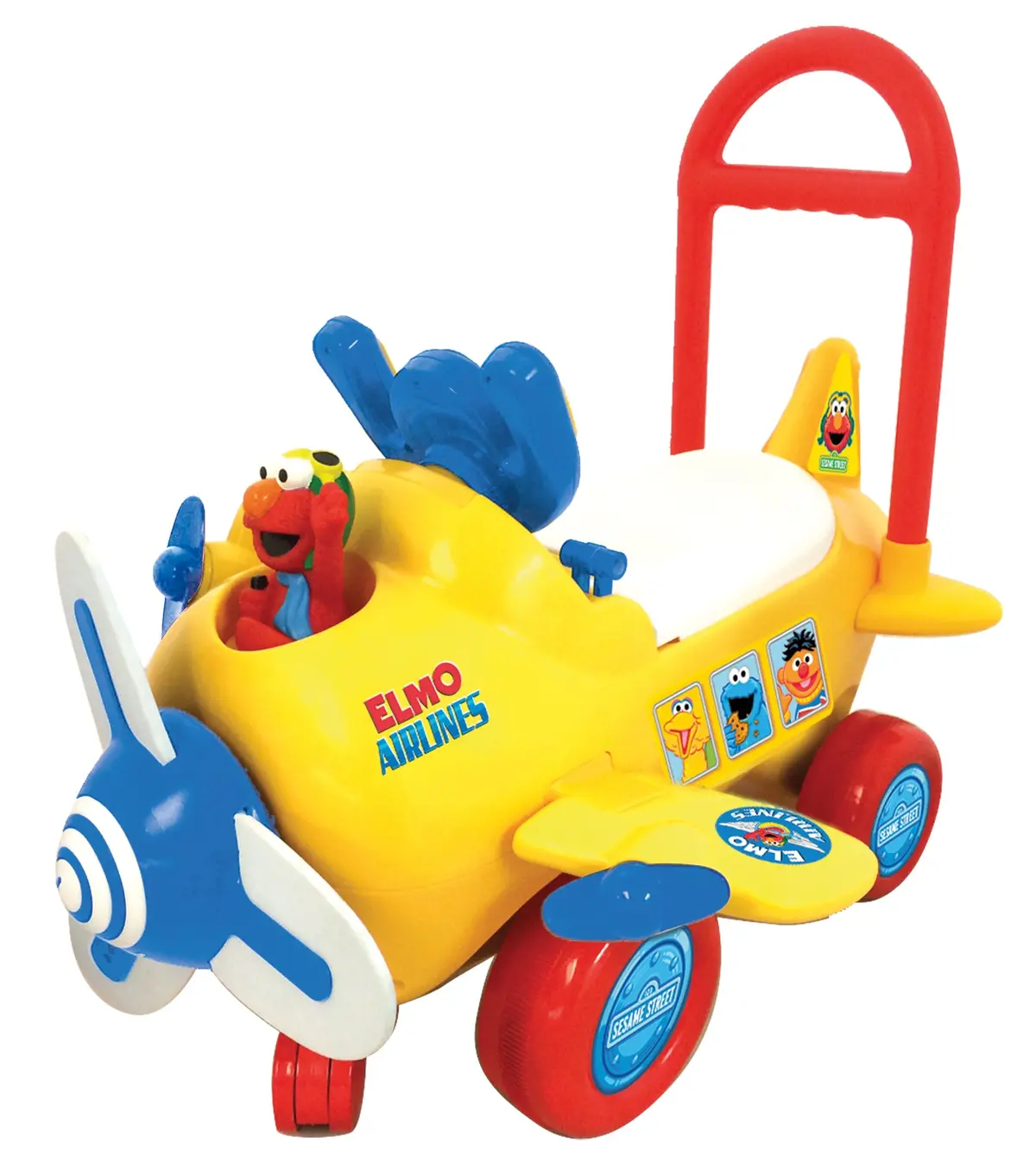 Kiddieland - Sesame Street Elmo's Plane Ride-On - Light & Sound Series 1