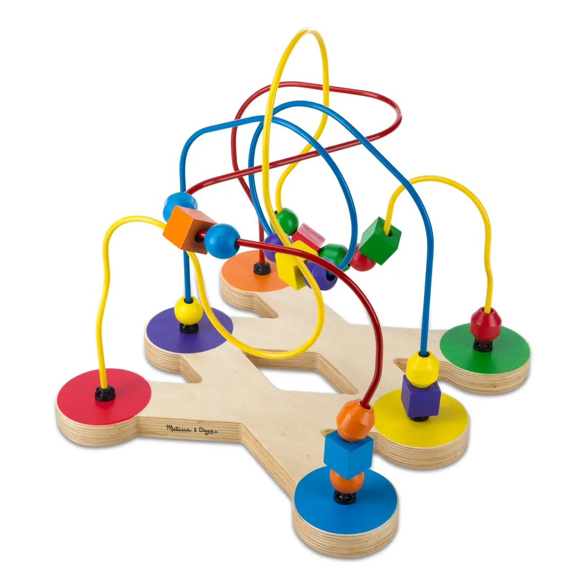 Melissa & Doug Classic Wooden Bead Maze - Educational Toy For Toddlers 1