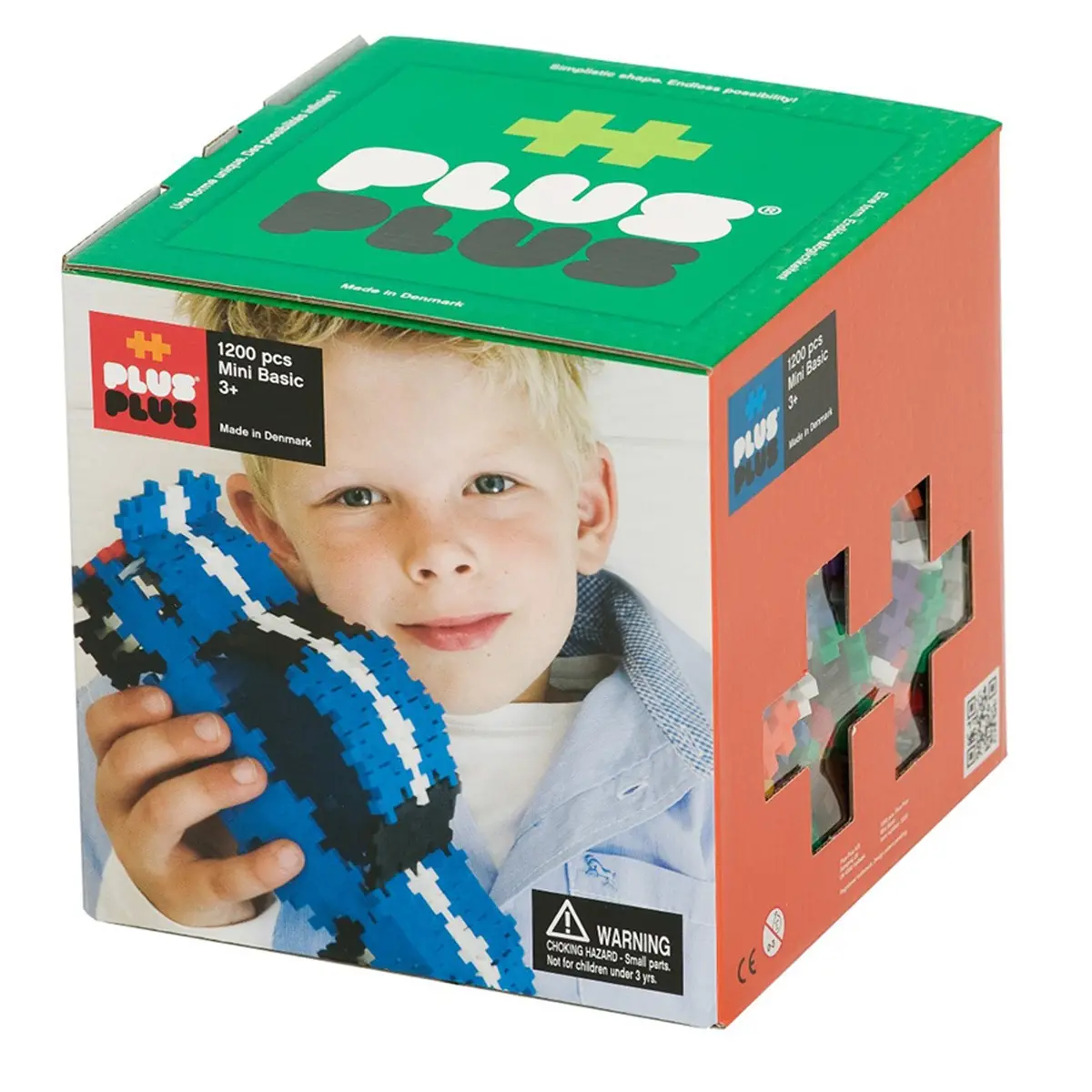 Plus-Plus Basic Open Construction Set - 1200 Pieces Building Toy 1