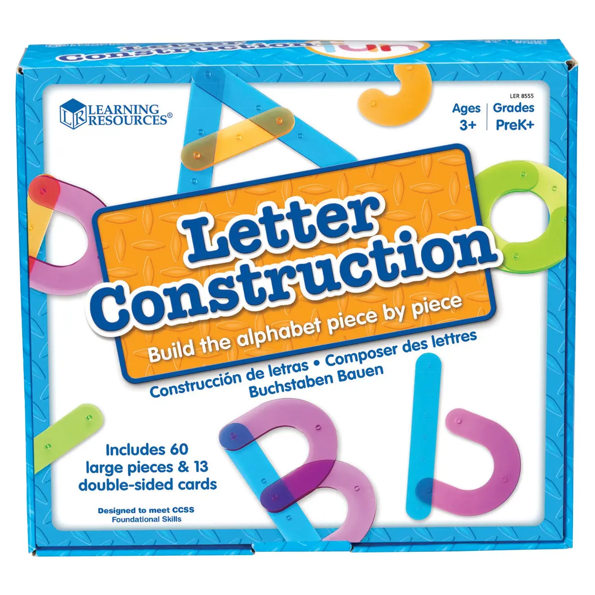 Learning Resources Letter Construction Activity Set - Educational Alphabet Building Toy 1
