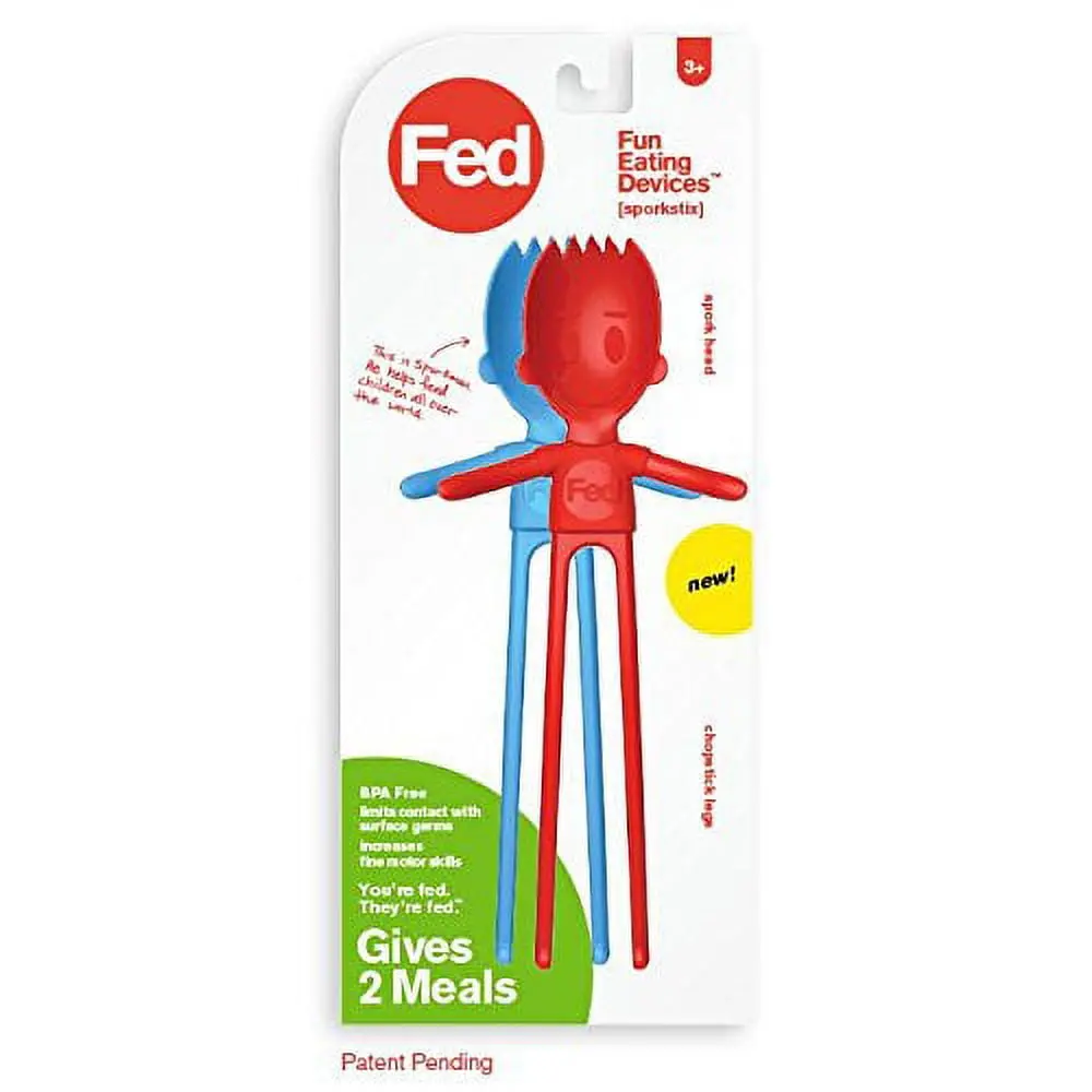 Fed Sporkman - Red & Blue: The Ultimate Hybrid Utensil 1