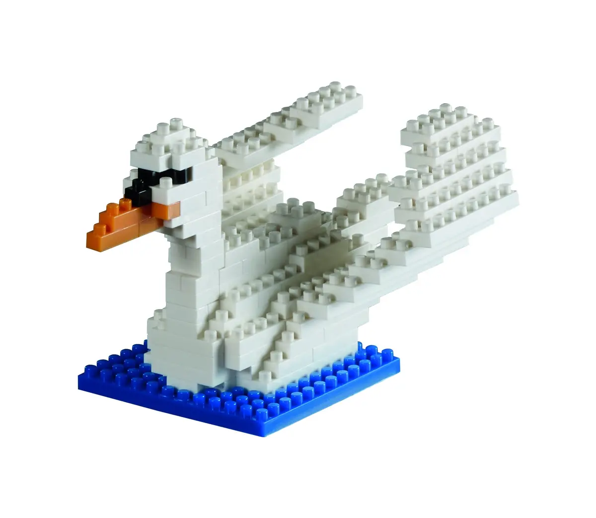 Brixies Colorful Swan Micro-Sized Building Block Set - 119 Pieces 1