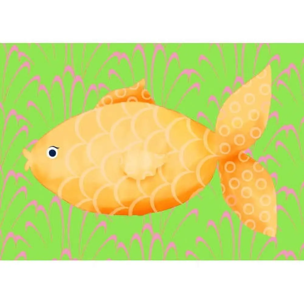 Oopsy Daisys Mia The Fish Colorful Canvas Wall Art 1