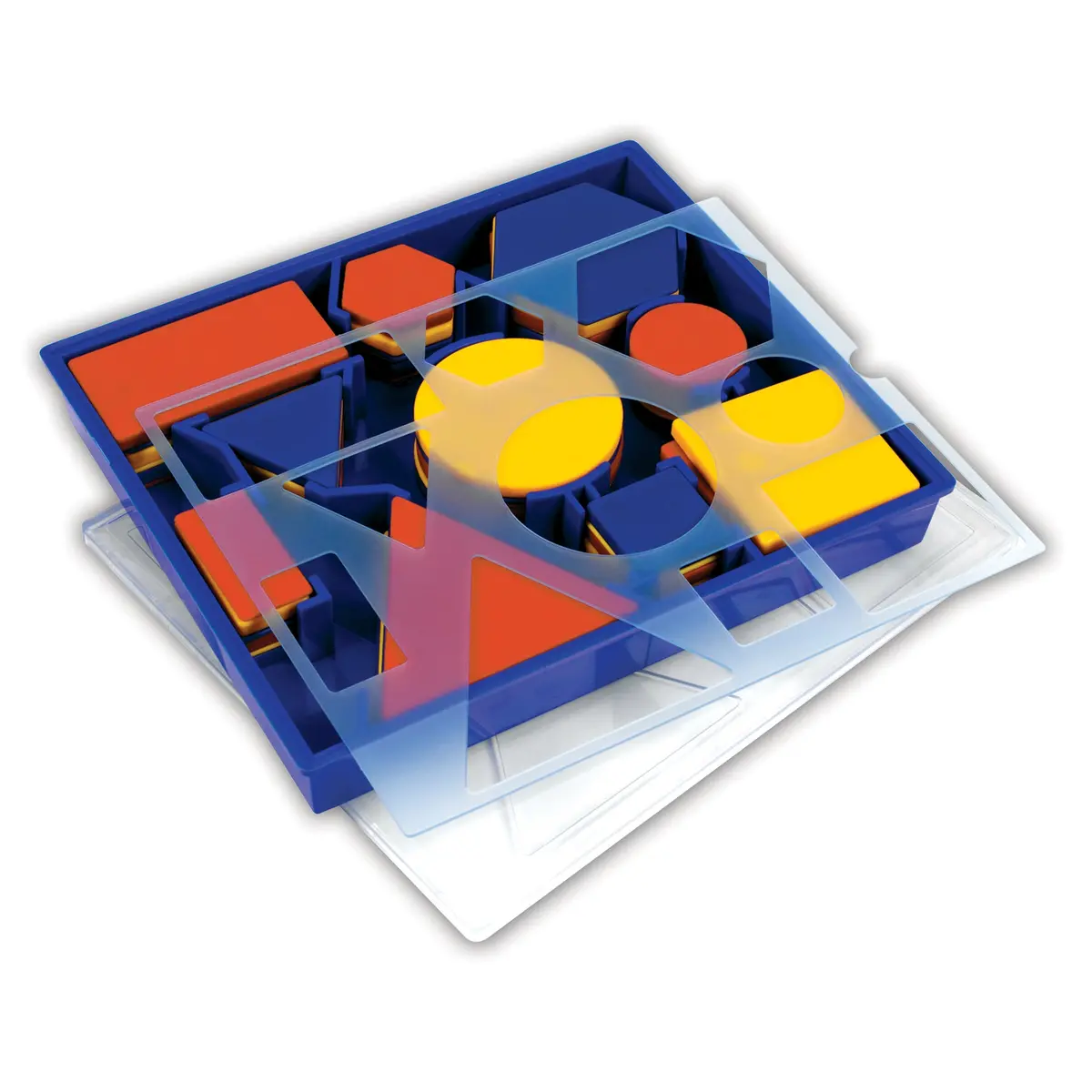 Learning Resources Attribute Blocks Desk Set - Educational Shape Sorting Toy 1