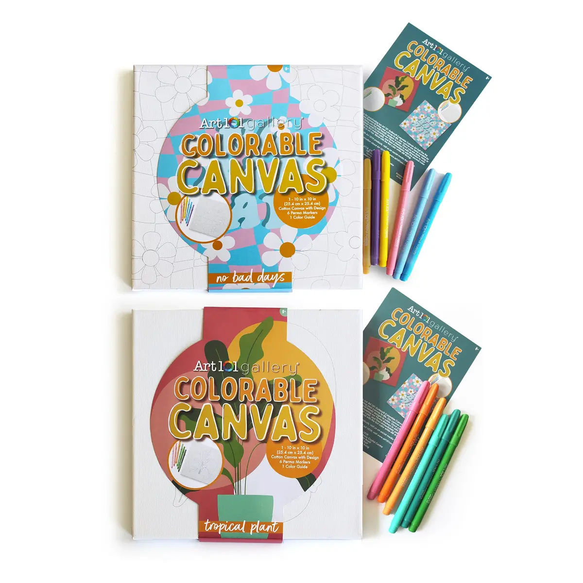 Art 101 Diy Colorable Canvas Wall Art Kit - 2-Pack 1