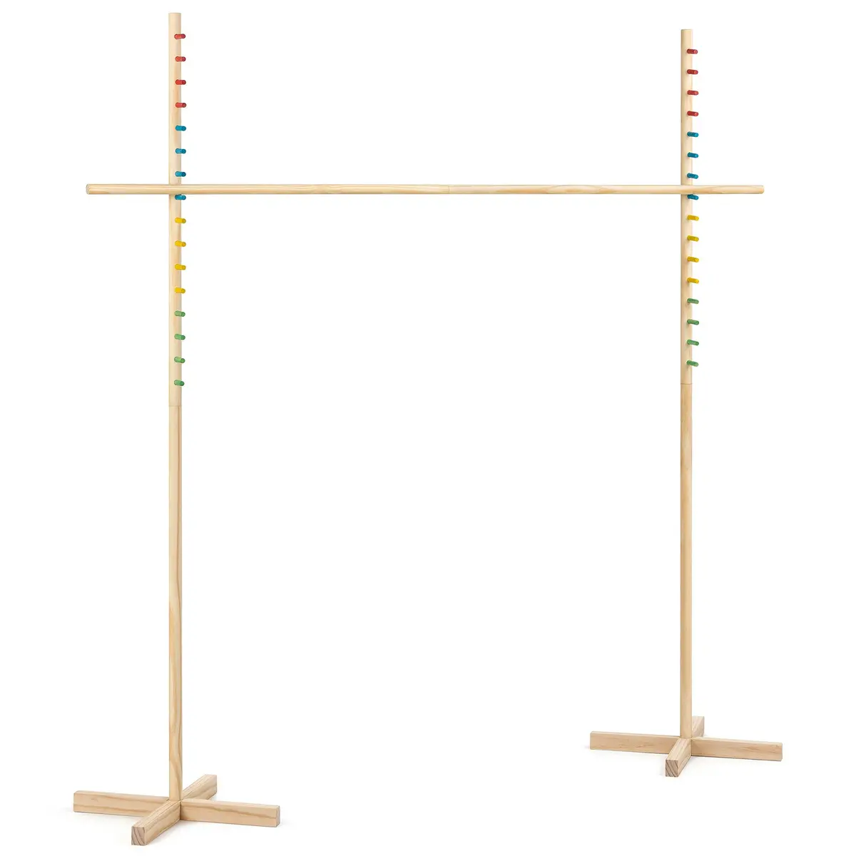 Grasshopper Games Limbo Wood Set Balance Game With Travel Bag For Family Play, Age 3+ 1