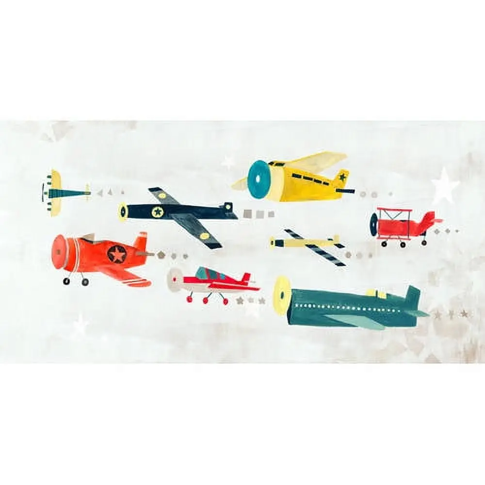 Oopsy Daisy's Airplanes On The Move Canvas Wall Art 1