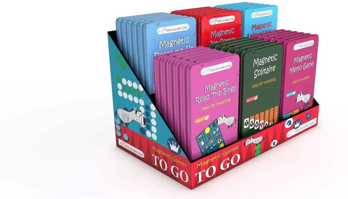 The Purple Cow To Go Reversi Magnetic Travel Game 2