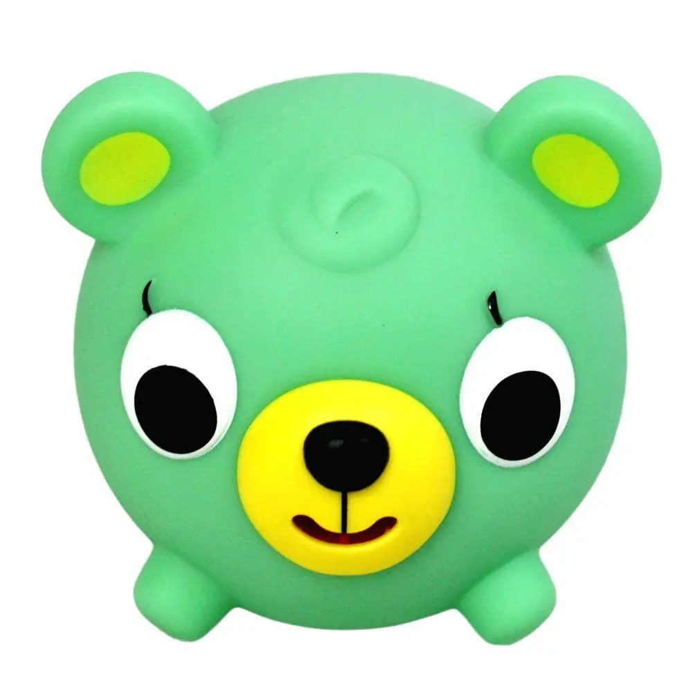Sankyo Toys Jabber Ball Playful Green Bear - Tongue-Out Plush 1