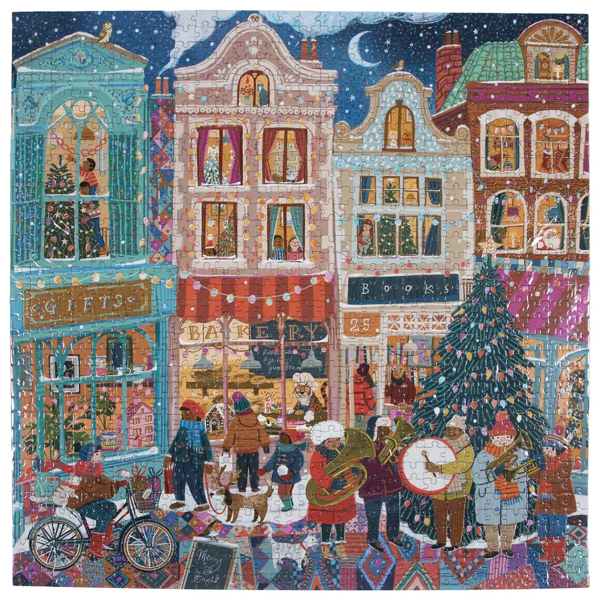 Piece&Love Happy Holidays Festive Puzzle - 1000 Pc 1