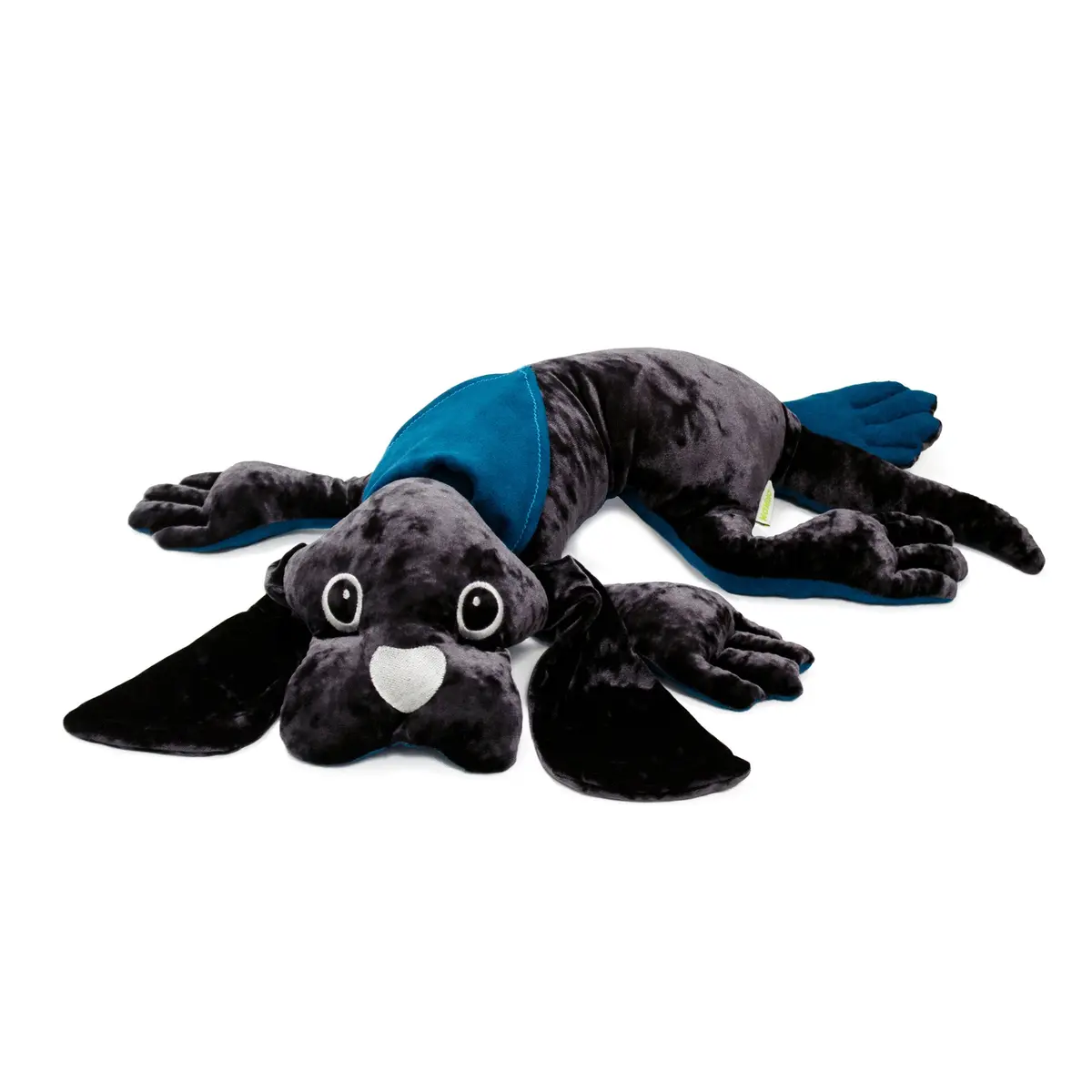 Manimo Therapeutic Weighted Plush Dog, 2.2 Lb - Velvet Gray 1