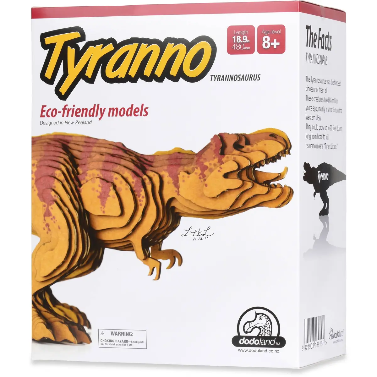 Dodoland Tyranno Large 3D Eco-Friendly Dinosaur Model Kit 1