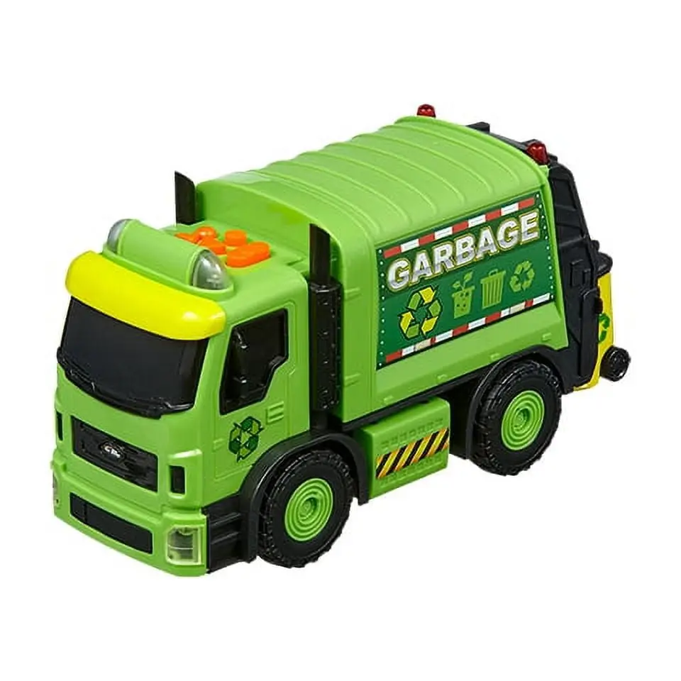 Road Rippers City Service Fleet Rc Garbage Truck - Remote Controlled With Lifting Action 1