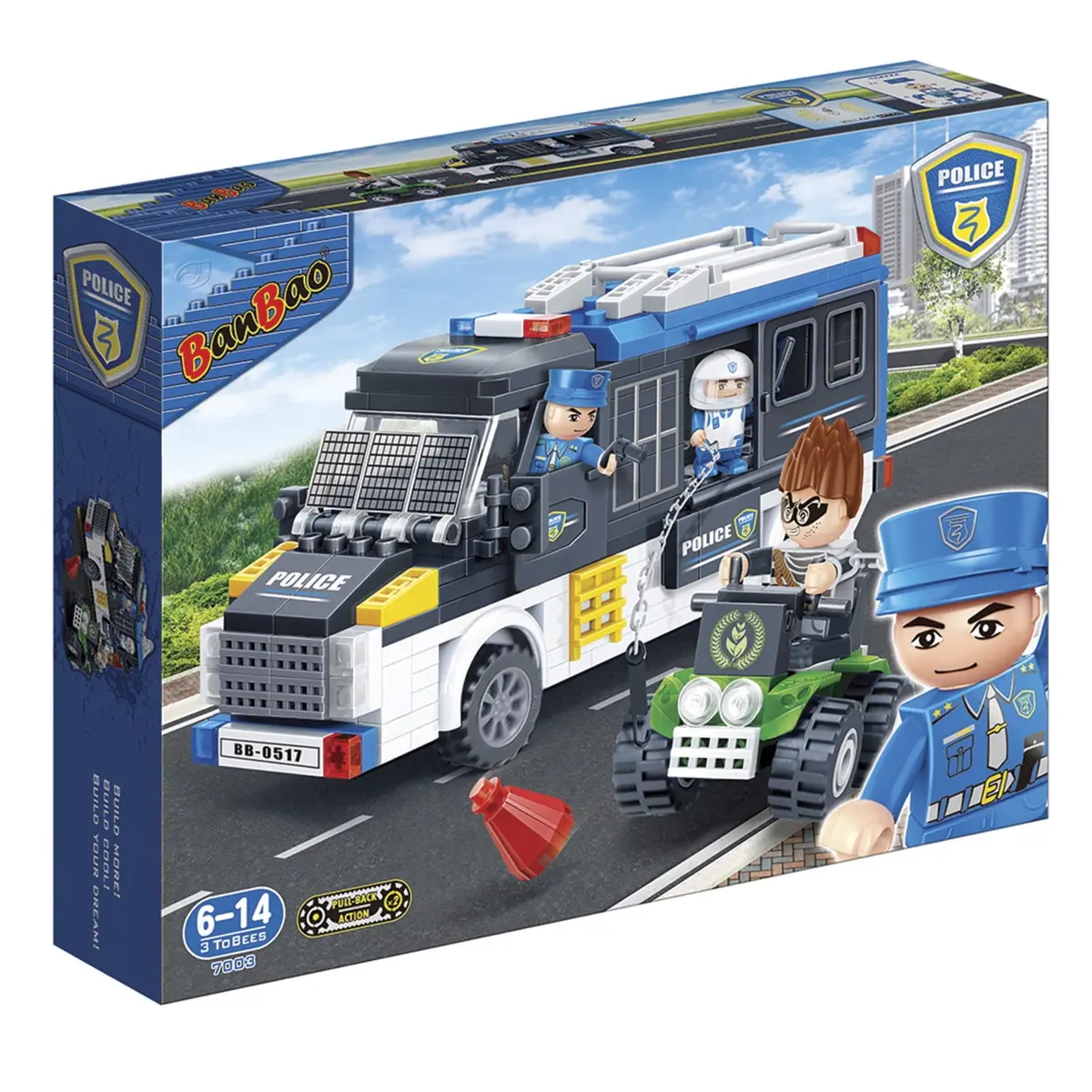 Banbao Police Van Building Set - 325 Pieces 1