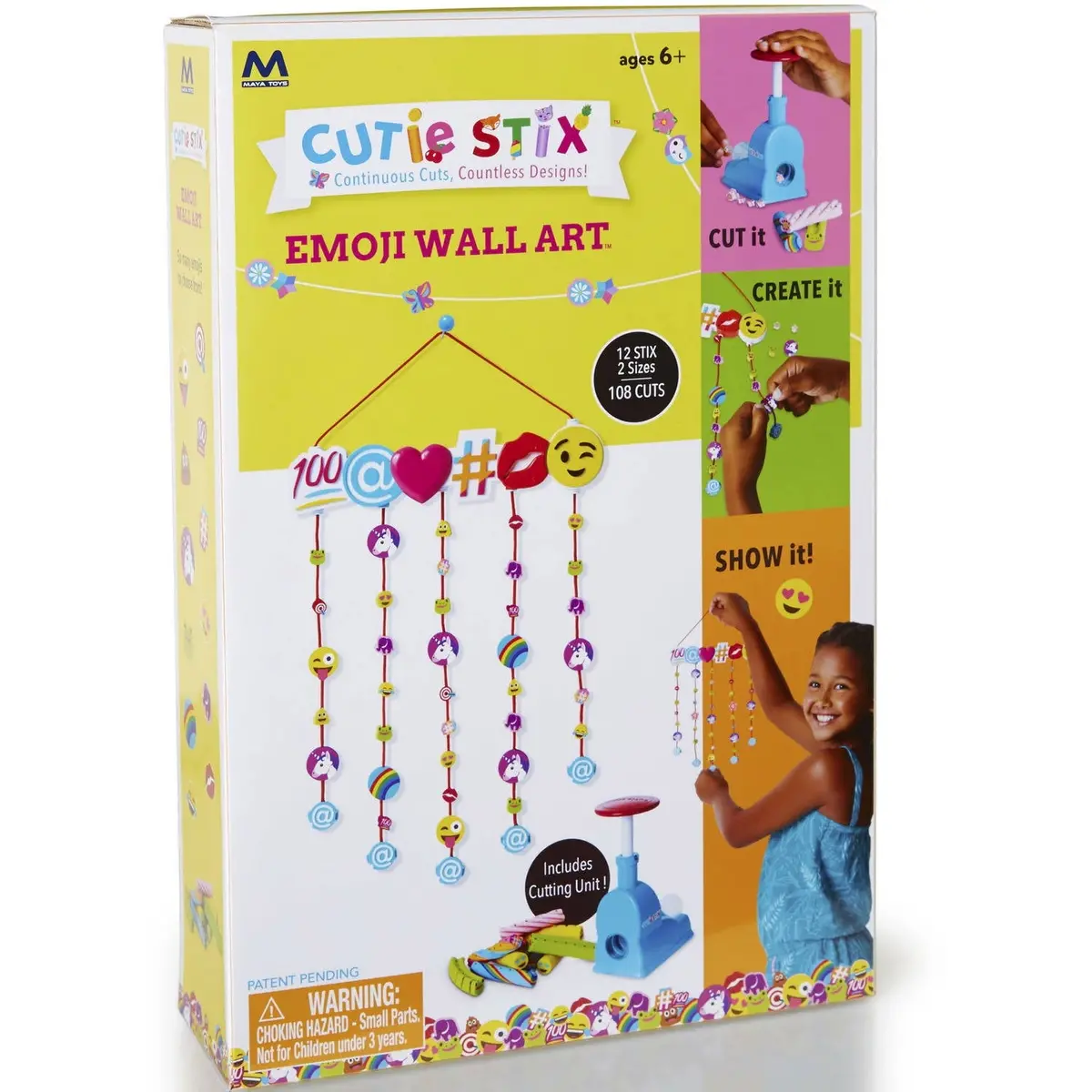 Cutie Stix Emoji-Themed Wall Art Kit - Multicolor 1