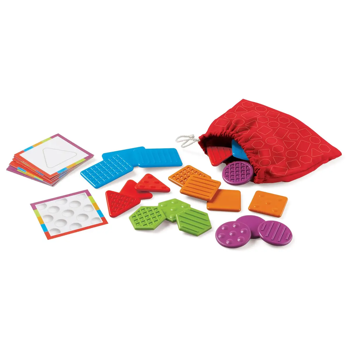 Learning Resources Teaching Tac-Tiles - Sensory Shape Matching Game 1