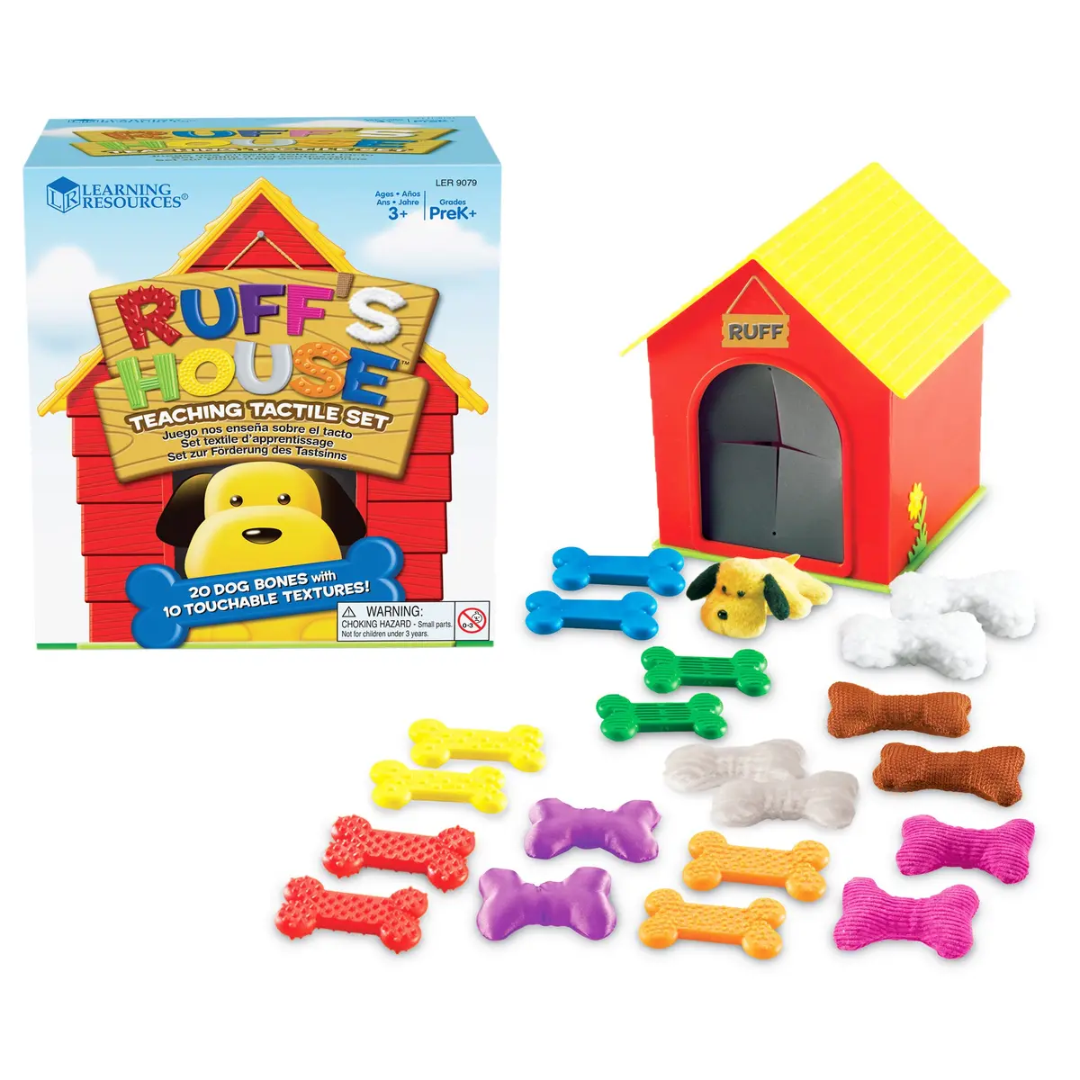 Learning Resources Ruff's House Teaching Tactile Set - Sensory Educational Toy 1