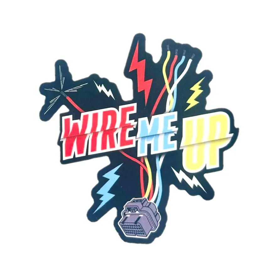 Zack The Wiring Guy Wire Me Up Sticker 1