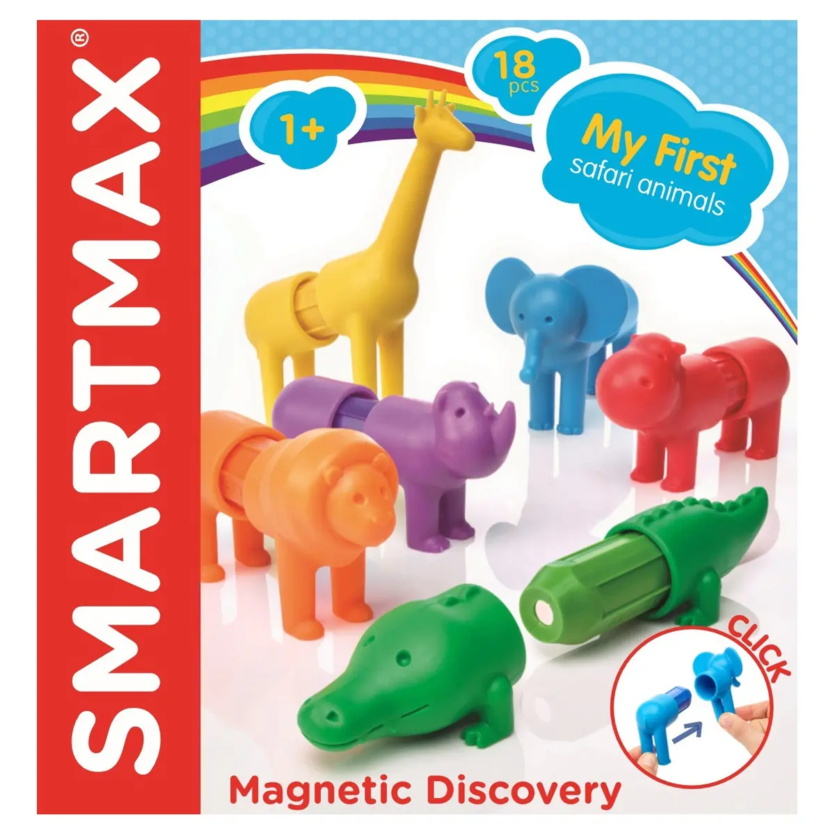 Smartmax My First Safari Animals - Magnetic Discovery Set For Toddlers 1