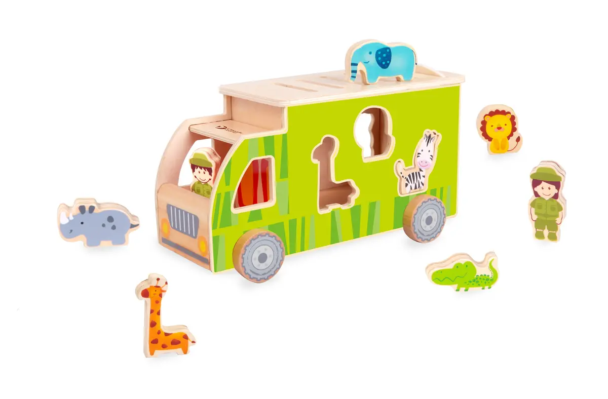 Classic World Animal Sorting Truck - Educational Playset For Toddlers 1