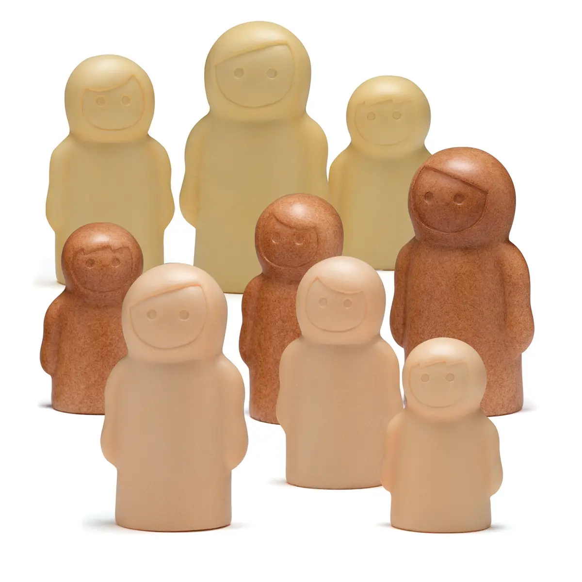 Yellow Door Little People Sensory Play Set ‚Äì 9 Stone Mix Figures 1