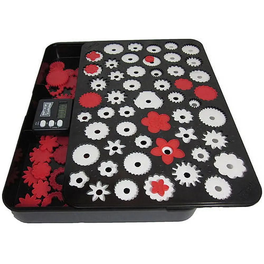 Pajaggle Board Game Black Board With Red Pieces 1