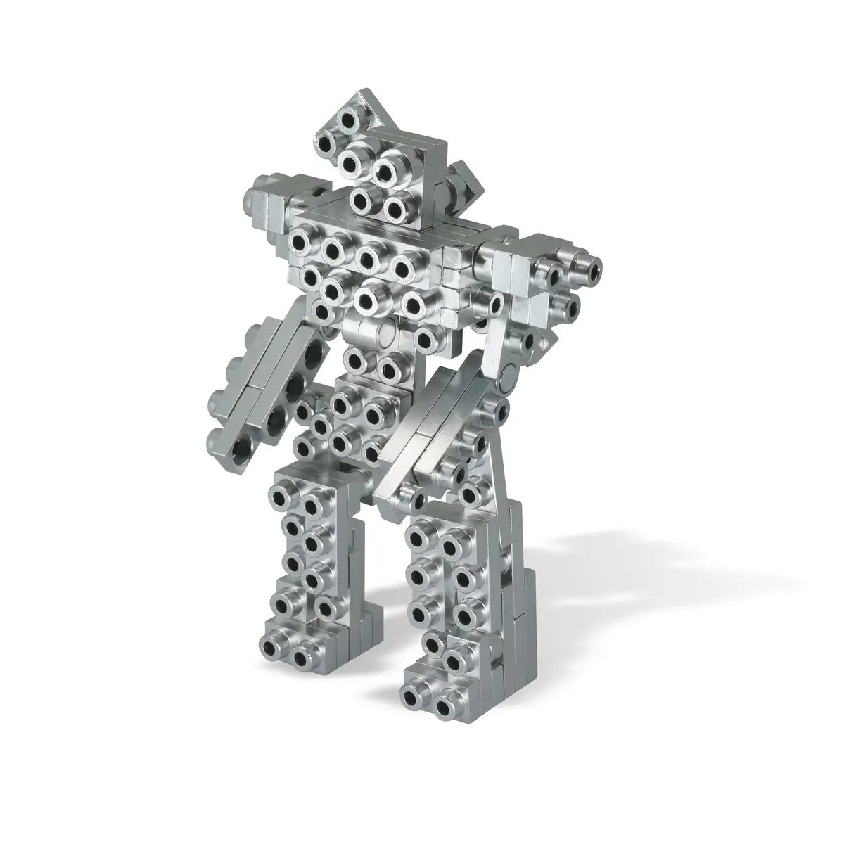 Metomics Mind3 Sleek Space Silver Cube Set - Precision Engineered Puzzle 1