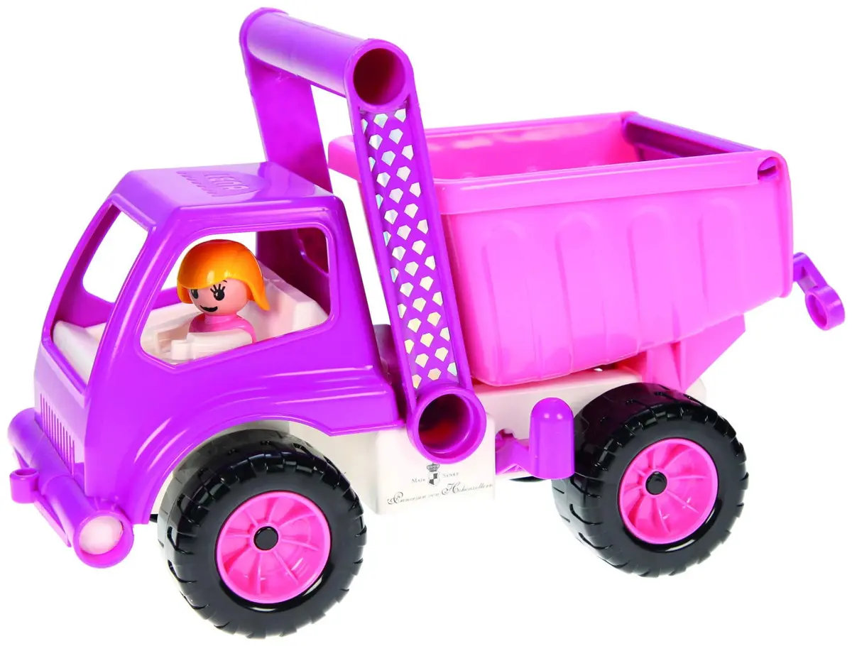 Lena Eco Active Princess Pink Toy Dump Truck - Eco-Friendly Play 1