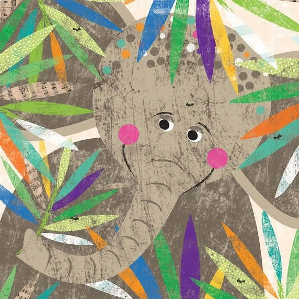 Oopsy Daisys Peeking Jungle Buddies Canvas Art Collection 1