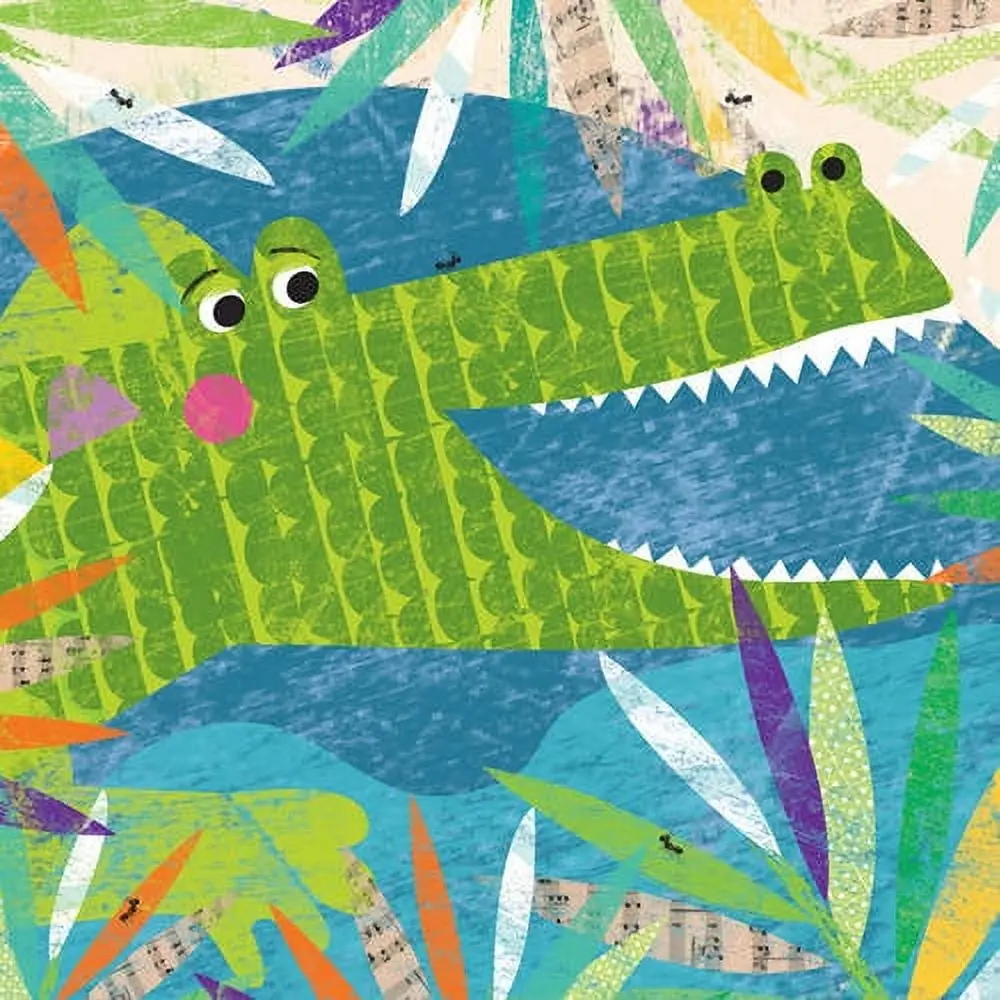Oopsy Daisys Peeking Jungle Buddies Canvas Wall Art 1