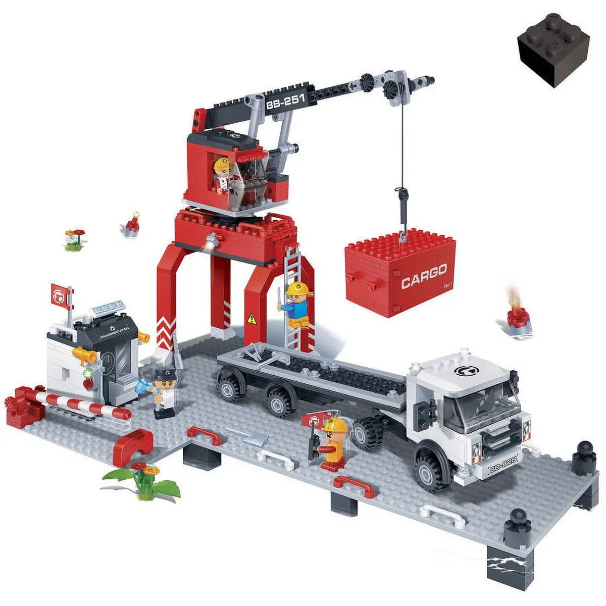 Banbao Cargo Loading Port Construction Set - 538 Pieces 1
