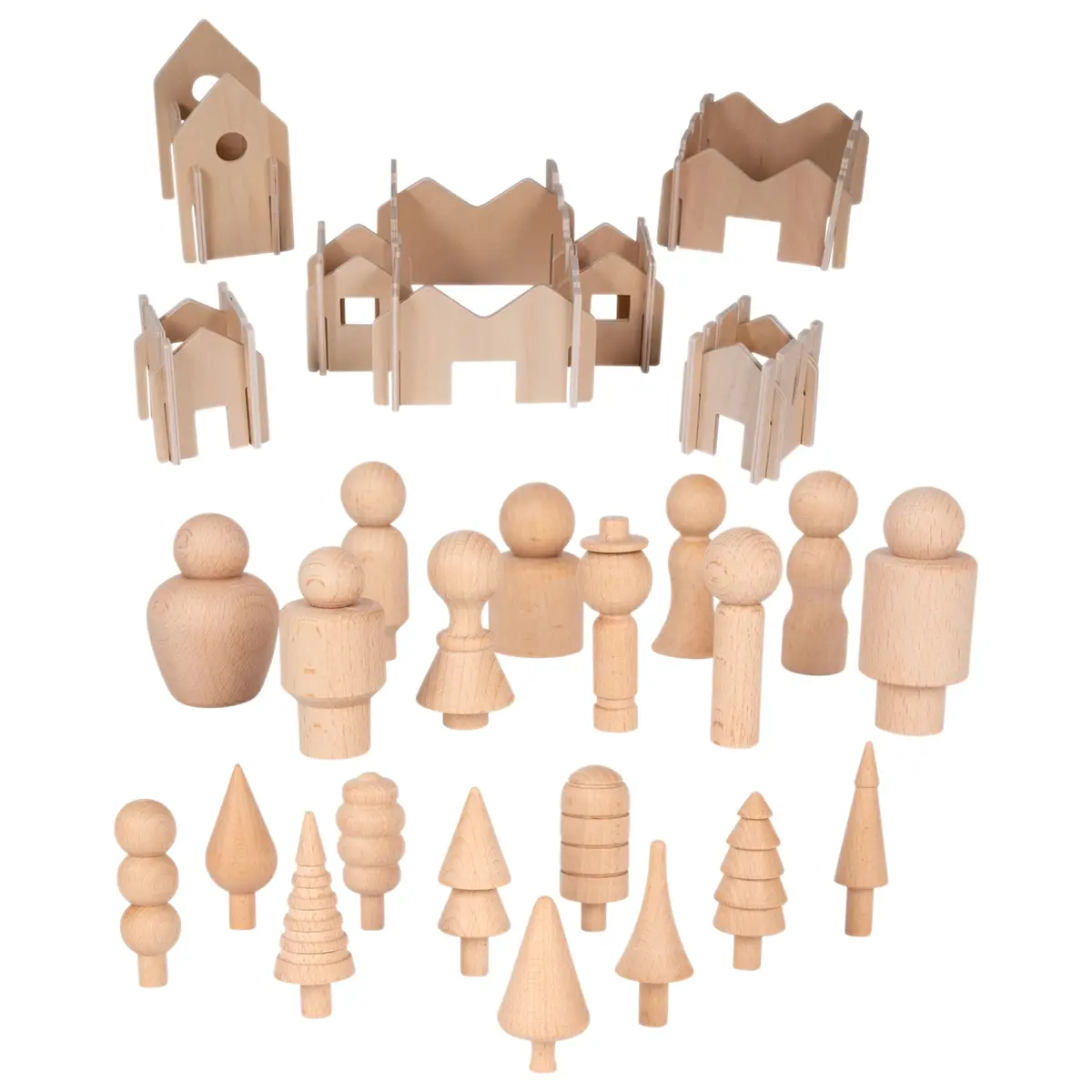 Learning Advantage Early Years Inclusion & Diversity Play Kit - Educational Wooden Toy Set 1
