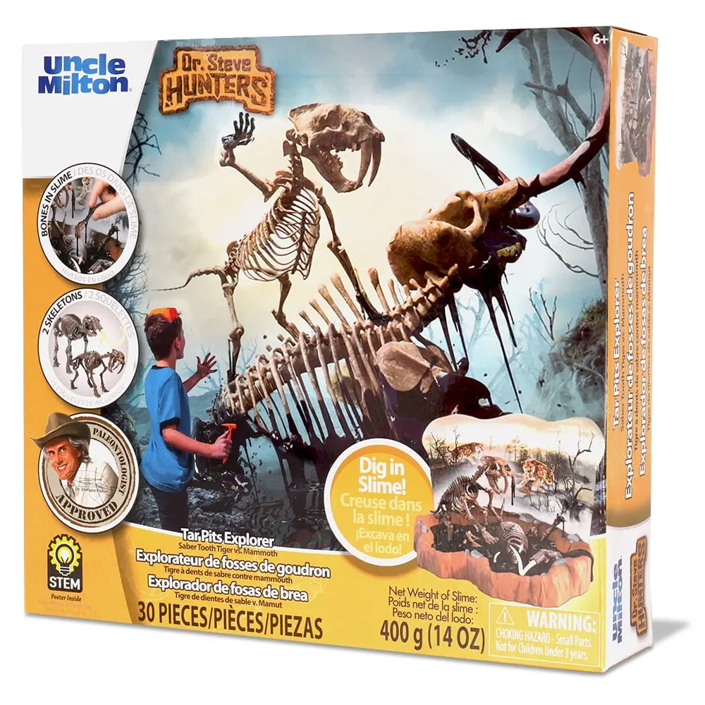 Dr. Steve's Ice Age Explorer Slime Dig Kit – Sabertooth & Mammoth 1