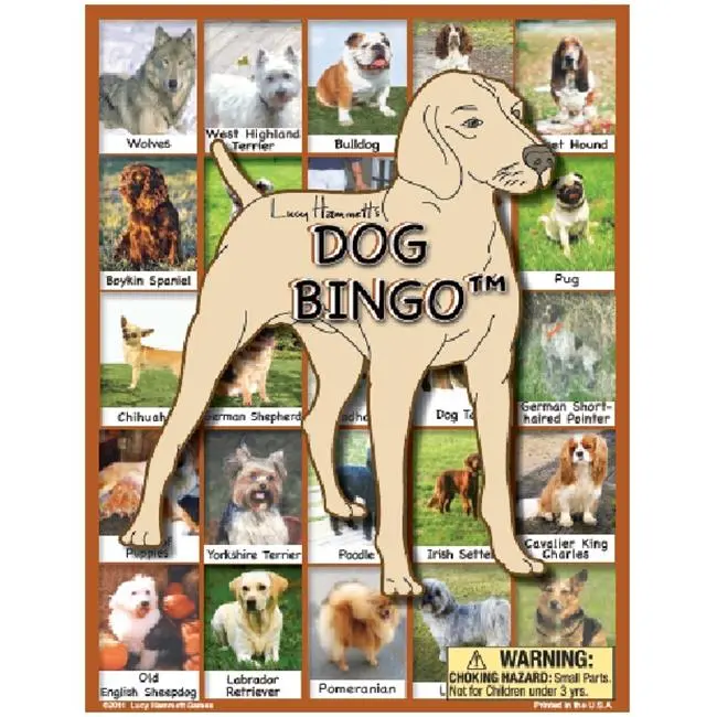 Dog Bingo Game: Popular Breeds Edition 1