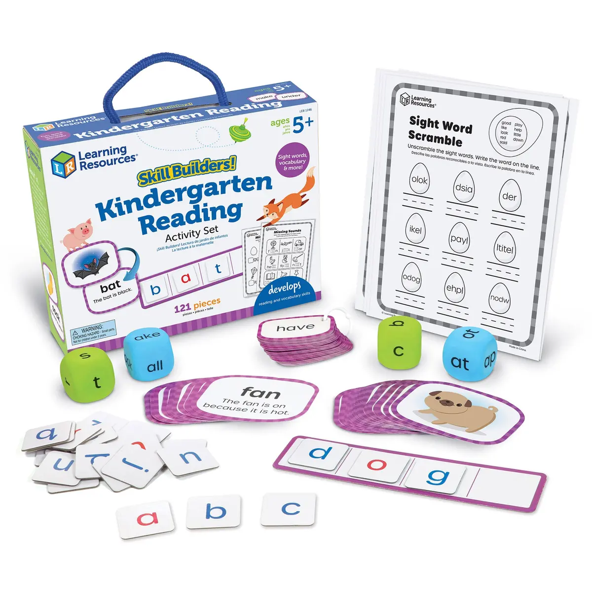 Learning Resources Skill Builders! - Kindergarten Reading Activity Set 1