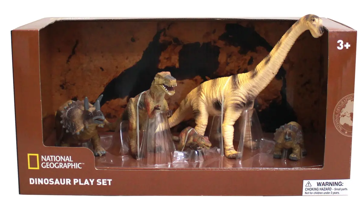 National Geographic Epic Dinosaur Adventure Figurines Set, 5 Pieces 1