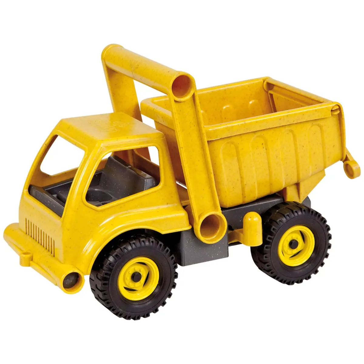 Lena Eco Active Biodegradable Dump Truck - Yellow 11X8x6" 1